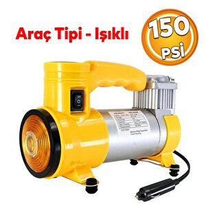 Araba Araç Otomobil Oto Bisiklet Teker Lastik Top Şişirme Metal Hava Kompresörü