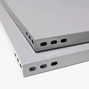 Rafburada® 5 Katlı Galvaniz Çelik Raf. Depo, Kiler, Dosya Rafı 1.50 Mm-43x75-200 Cm