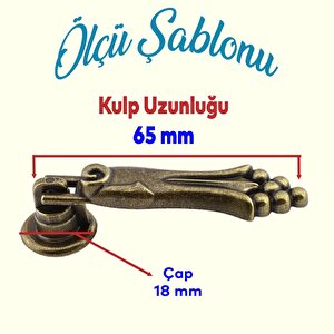 Üzümlü Sallama Sarkaç Metal Eskitme Antik Sarı Halka Mobilya Mutfak Dolap Kulpu Kulbu Kulpları