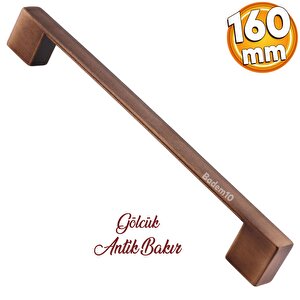 Gölcük 160 Mm Mutfak Kulpu Çekmece Dolap Kapak Kulbu Antik Bakır Metal Kulp Mobilya Dolabı Kulpları