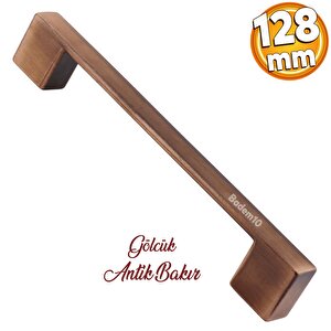 Gölcük 128 Mm Mutfak Kulpu Çekmece Dolap Kapak Kulbu Metal Kulp Mobilya Dolabı Kulpları Anik Bakır
