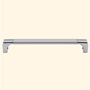 Side Mutfak Kulbu Çekmece Dolap Kulpu Metal Kulp Mobilya Dolabı Kulpları Krom Renk (128 Mm-12.8 Cm)