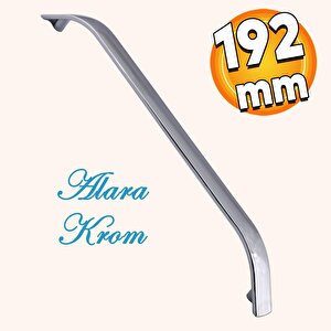 Alara Mobilya Mutfak Dolabı Çekmece Dolap Kapak Kulpu Düz Metal Kulp Kulbu Kulpu 192 Mm Krom