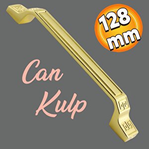 Can Ayder Mobilya Mutfak Dolabı Çekmece Dolap Kapak Kulpu Düz Metal Kulp Kulbu Kulpu 128 Mm Altın