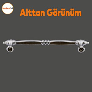 Petek Mobilya Mutfak Dolabı Çekmece Dolap Kapak Kulpu Düz Metal Kulp Kulbu Kulpu Ayder 160 Mm Krom