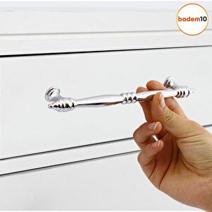 Petek Mobilya Mutfak Dolabı Çekmece Dolap Kapak Kulpu Düz Metal Kulp Kulbu Kulpu Ayder 160 Mm Krom