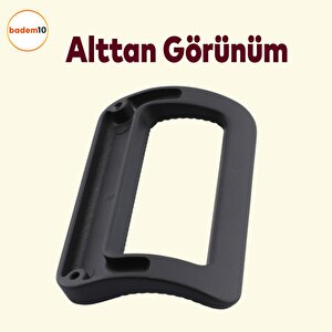 Bergen Desenli Mobilya Mutfak Dolabı Çekmece Dolap Kapak Kulpu Kulpları Kulbu Metal Kulp Siyah 96 Mm