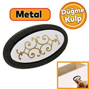 Seçil Düğme Kulp Çekmece Dolap Dolabı Kapak Kulpu Kulpları Kulbu Metal Siyah Gold Mobilya Mutfak