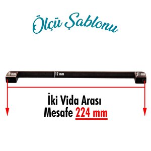 Gölcük Oval Metal Eskitme Antik Bakır 224 Mm Mobilya Mutfak Çekmece Dolap Kulpu Kulbu Kulpları