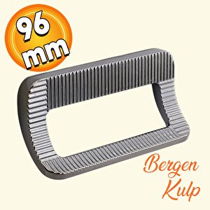 Bergen Metax Desenli Mobilya Mutfak Dolabı Çekmece Dolap Kapak Kulpu Kulbu Metal Kulp Füme 96 Mm