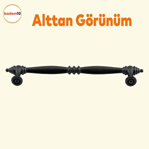 Petek Ayder Mobilya Mutfak Dolabı Çekmece Dolap Kapak Kulpu Düz Metal Kulp Kulbu Kulpu 128 Mm Siyah