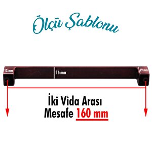 Bihter 160 Mm Metal Eskitme Antik Bakır Mobilya Mutfak Çekmece Dolap Dolabı Kulpu Kulbu Kulpları