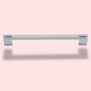 Mobilya Metal 224 Mm Kulp Defne Krom Mutfak Dolabı Çekmece Tv Ünite Dolap Kapak Kulpu Kulpları Kulbu