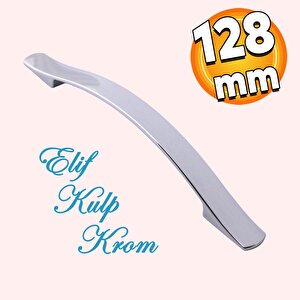 Elif Ayder Mobilya Mutfak Dolabı Çekmece Dolap Kapak Kulpu Düz Metal Kulp Kulbu Kulpu 128 Mm Krom