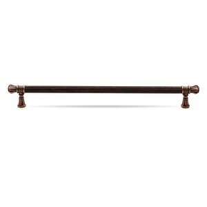 Akbatı Çekmece Dolap Kapak Kulpu Kulbu 288 Mm Antik Bakır Metal Kulp
