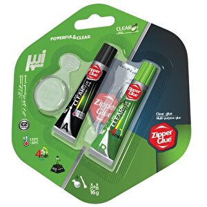 Zipper Glue İran Malı Çift Karışımlı Yapıştırıcı 16 Gr Şeffaf