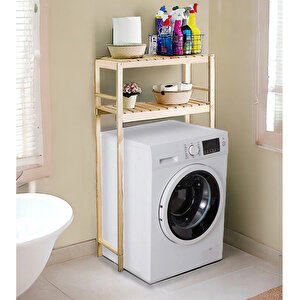 Çamaşır Makinesi Rafı Dolap Çok Amaçlı Banyo Rafı 3040