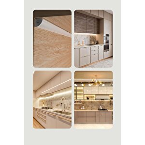 Arge Led Mutfak Dolabı Ve Tezgah Altı Bombe Difüzörlü Köşe Bar Led 12v 3000k 200cm 200 cm