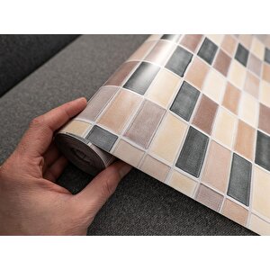 Desenli Kendiliginden Yapışkanlı Kaplama Folyosu 45 Cm X 2 Mt Efl080