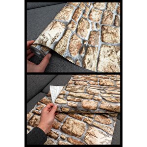 Desenli Kendiliginden Yapışkanlı Kaplama Folyosu 45 Cm X 5 Mt Efl063