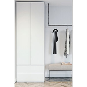 Mat Beyaz Yapışkanlı Kaplama Folyosu  50 Cm  X 8 Mt