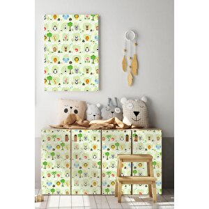 Desenli Kendiliginden Yapışkanlı Kaplama Folyosu 45 Cm X 1 Mt Efl103