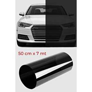 Cam Filmi Siyah Amerikan Çizilmez  Koyu Ton 50 Cm X 7 Metre