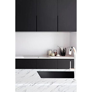 Parlak Beyaz Yapışkanlı Kaplama Folyosu 50 Cm  X 9 Mt