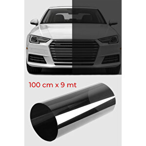 Cam Filmi Siyah Amerikan Çizilmez  Orta Ton 100 Cm X 9 Metre