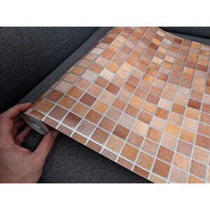 Desenli Kendiliginden Yapışkanlı Kaplama Folyosu 45 Cm X 1 Mt Efl112
