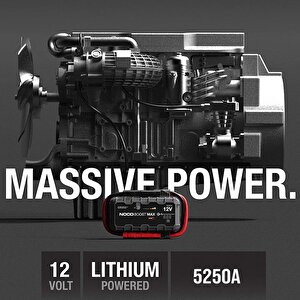 Genius Gb250 12v 5250amp Ultrasafe Lityum Akü Takviye + Powerbank + Led Lamba