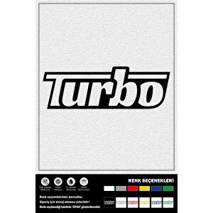 Turbo Sticker 25 X 9 Cm Ego00031
