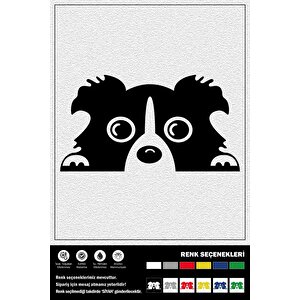 Bagajdan Bakan Köpek Sticker 30 X 15 Cm Ego00034