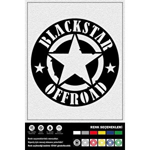 Blackstar Offroad Sticker 30 X 30 Cm Ego00009