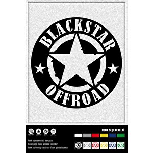 Blackstar Offroad Sticker 20 X 20 Cm Ego00008