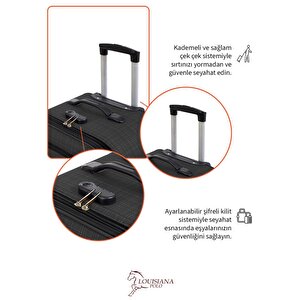 Kabin Boy 4 Teker Kumaş Valiz Antrasit 1081