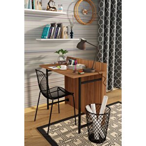 Frezya Katlanır Portatif Çalışma Masası Koyu Ceviz