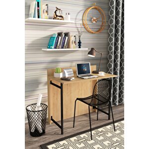 Frezya Katlanır Portatif Çalışma Masası Safir Meşe