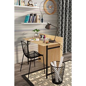 Frezya Katlanır Portatif Çalışma Masası Safir Meşe