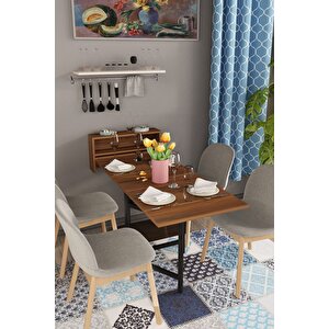 Petunya Pratik Katlanır Akıllı Mutfak Masası