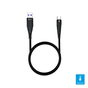 Shaza Usb Type-c Pd 5a 100w Örgülü Hızlı Şarj Ve Data Kablosu 2 Metre