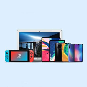 Shaza Hagibis Type-c 4in1- 4k Hdmi, Rj45, Usb 3.0, Pd100w Dönüştürücü Hub Adaptör