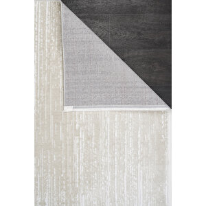 Konfor Jasmine 1452  Krem Bej Modern Dokuma Halı 80x300 cm