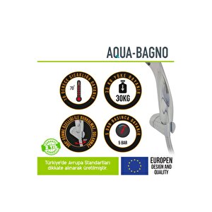 Aqua Bagno Smart Duş Hortumu - Spirali- Zinciri 150 Cm.