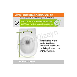 Aqua Bagno Smıle Yavaş Kapanan Klozet Kapağı  Duroplast
