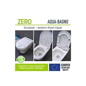 Aqua Bagno Zero Yavaş Kapanan Klozet Kapağı -duroplast