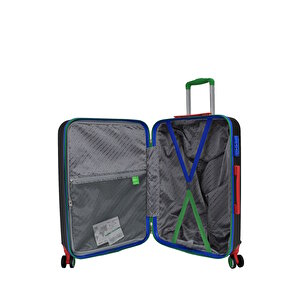 United Colors Of Benetton Lüx Abs Orta Boy Valiz Siyah Bnt600