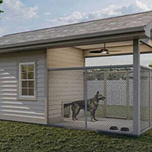Kennel Ahşap Köpek Kulübesi