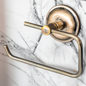 Banora Antiq Lux Açık Tuvalet Kağıtlığı, Paslanmaz Metal, Antik Bronz