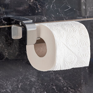 Decordem Banora Ikon Premium Açık Tuvalet Kağıtlığı, Pirinç Paslanmaz, Krom